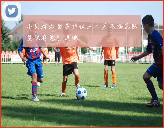 小贝林加盟多特仅三个月不满离队曼联有意引进他