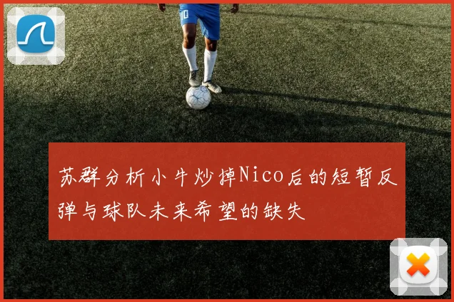 苏群分析小牛炒掉Nico后的短暂反弹与球队未来希望的缺失